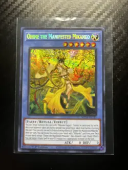 YuGiOh Ohime the Manifested Mikanko MP24-EN135 1st Edition Prismatic Secret Rare - Image 1