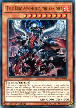 True King Agnimazud, the Vanisher TDIL-EN025 Ultra Rare 1st Edition Yugioh - Image 1