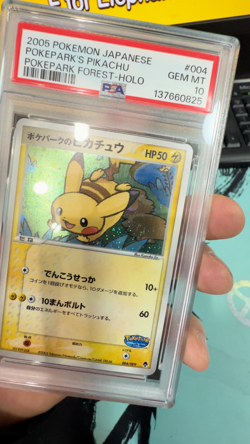 PSA 10 Pokepark Pikachu 004/009 Holo Forest Sheet 2005 Pokemon Japanese Card - Image 3