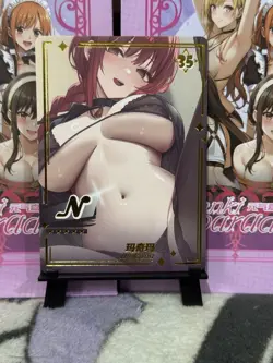 GODDESS STORY GENKI PARADE N-35 MAKIMA CHAINSAW MAN ANIME WAIFU CARD - Image 1