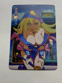 Dark Magician Girl ACG Goddess Story Waifu Card Holo Foil Anime Yugioh Sexy 18+ - Image 1