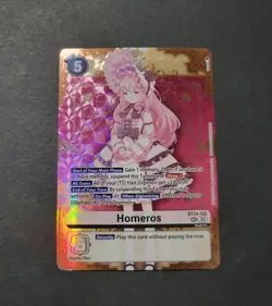 Digimon Card Game Homeros BT24-102 SEC Foil Time Stranger Secret Rare - Image 1