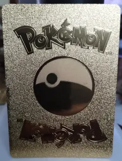 Pokemon TCG Charizard V Wild Flames Fan Art Gold Foil Card. Brand New - Image 2