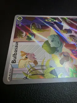 Pokemon TCG Stellar Crown Bulbasaur Holo Rare Card 143/142 Sv07 - Image 3