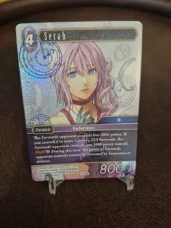 Serah Foil Final Fantasy Trading Card Game Hidden Trials Opus 23 - Image 1