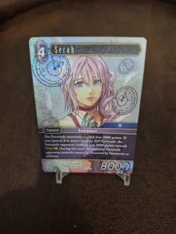 Serah Foil Final Fantasy Trading Card Game Hidden Trials Opus 23 - Image 3