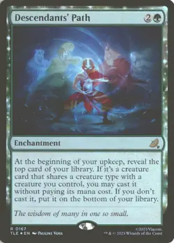 MTG Descendant's Path (0167) *Foil* Base Rare Avatar TLE NM/MT Free Ship - Image 1