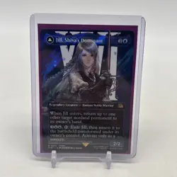 Jill, Shiva's Dominant [Borderless Surge Foil] #523 Final Fantasy MTG! - Image 1