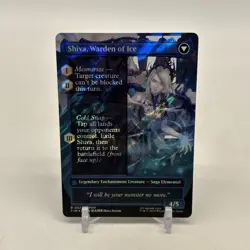 Jill, Shiva's Dominant [Borderless Surge Foil] #523 Final Fantasy MTG! - Image 4