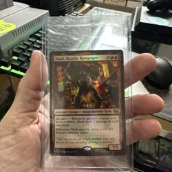 Slash, Reptile Rampager - Foil MTG Teenage Mutant Ninja Turtles SEALED PROMO - Image 1