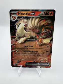 Pokemon TCG Ninetales EX #038/165 Ultra Rare SV 151 NM 2023 - Image 1