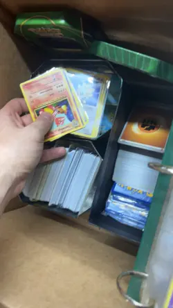 Binder of Pokemon Cards + VINTAGE tins and extra cards ranging from 1995 - 2024! - Image 3