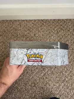 POKEMON Celebrations 25th Anniversary - Lance's Charizard V Large Tin NEW SEALED - Image 3