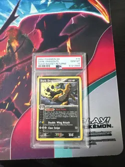 2004 POKEMON EX TEAM ROCKET RETURNS #15 DARK DRAGONITE- non holo PSA 10 - Image 1