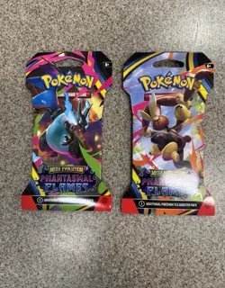 **NEW** Pokemon TCG Pokemon Phantasmal Flames Sleeved Booster Packs - Image 1