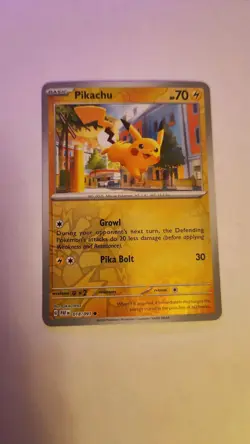 Pokemon TCG - Pikachu 18/91 Reverse Holo - Paldean Fates - NM/M - Image 1