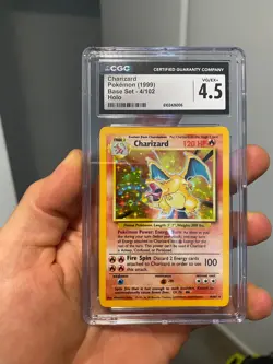 Pokemon TCG Charizard Base Set 4/102 Holo Unlimited Holo Rare - Image 1