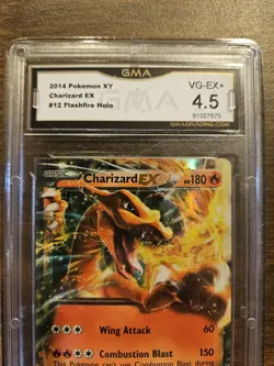 2014 Pokemon XY - Charizard EX 12/106 - Flashfire Holo - GMA 4.5 (EX) #91027675 - Image 2