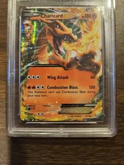 2014 Pokemon XY - Charizard EX 12/106 - Flashfire Holo - GMA 4.5 (EX) #91027675 - Image 3