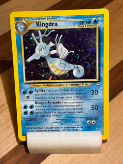 Kingdra #8 - Neo Genesis 2000 Pokemon - 8/111 Unlimited Holo Rare - Image 1