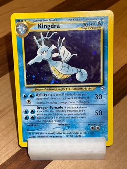 Kingdra #8 - Neo Genesis 2000 Pokemon - 8/111 Unlimited Holo Rare - Image 3