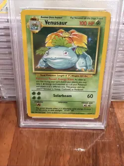 PSA 6 1996 Venusaur Holo 003 Base Set Basic Pokemon NM-MT - Image 2