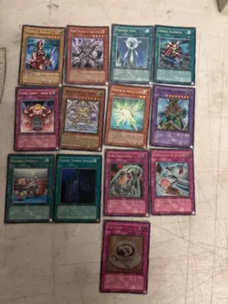 Yugioh EOJ & EEN Lot of 13 / 3 Super Rare & 10 Ultimate 5 are 1st Ed. Excellent - Image 1