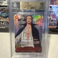 BGS 10 - Shanks - OP01-120 SEC Manga Alt Art Parallel - One Piece Card Game - Image 1