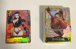 🔥 Nico Robin ST29-009 Starter Deck Egghead PROMO FOIL + Starter Deck Sealed 🔥 - Image 1