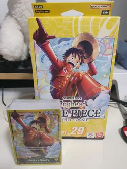 🔥 Nico Robin ST29-009 Starter Deck Egghead PROMO FOIL + Starter Deck Sealed 🔥 - Image 3