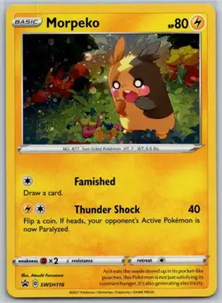 Morpeko - (Cosmos Holo) SWSH116 SWSH: Sword & Shield Promo Cards NM - Image 1