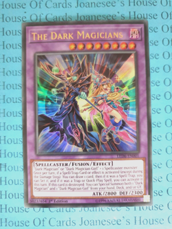LED6-EN001 The Dark Magicians Ultra Rare Yu-Gi-Oh Card 1st Edition New - Image 1