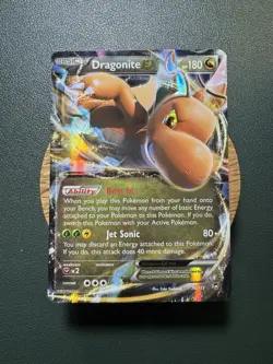 Pokemon TCG Dragonite EX Ultra Holo Rare Card 74/111 XY Furious Fists - Image 1