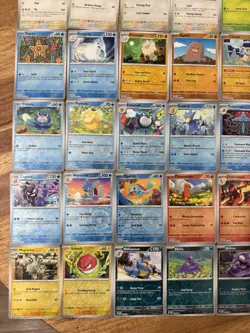 Pokemon Lot 41X Reverse Holo Cards Near Complete 151 English No Duplicates - Image 2