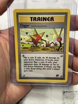 Pokemon Card Digger 75/82 UNLIMITED Team Rocket WOTC Uncommon NM/MT Vtg Pokemon - Image 1