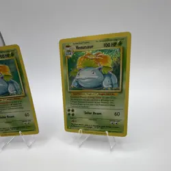Pokemon Card Lot 2 Venusaur Base Set Holo 15/102 Standard English - Image 3
