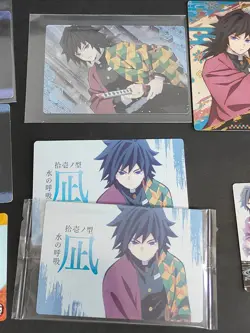 Demon Slayer Kimetsu no Yaiba Wafer Card Japanese Tomioka Giyu bulk fym12-6 - Image 4
