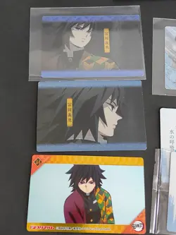 Demon Slayer Kimetsu no Yaiba Wafer Card Japanese Tomioka Giyu bulk fym12-6 - Image 5