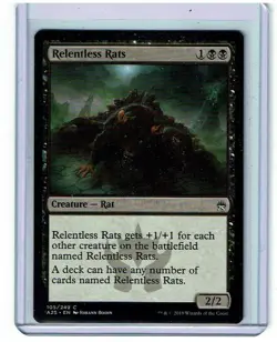 Relentless Rats - Masters 25 - Magic the Gathering - Image 1