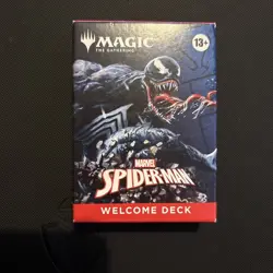 MTG Magic The Gathering Marvel Spider-Man Venom Welcome Deck - Black - Image 1