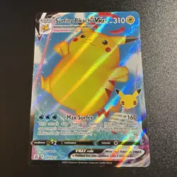 Pokemon TCG Surfing Pikachu VMAX 009/025 Full Art Celebrations NM - Image 1