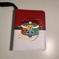 Pokemon-Themed 3-Ring Card Binder & Pages, Pikachu Charmander Squirtle Bulbasaur - Image 4