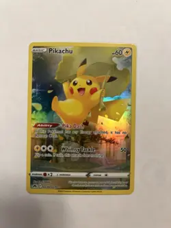 Pikachu GG30/GG70 - Crown Zenith Galarian Gallery - Full Art Holo - NM Pokemon - Image 3