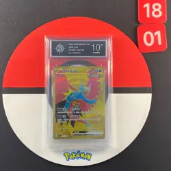 Pokemon TCG S-Chinese Roaring Moon ex CSV6C 161/128 UR Grade10 - Image 1