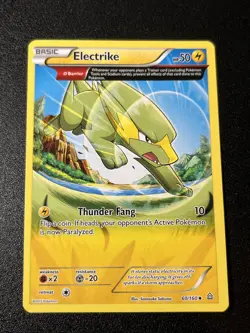 Electrike 60/160 Primal Clash Pokemon TCG Uncommon - Image 1