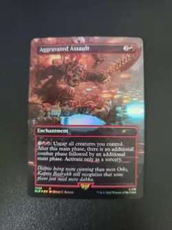 Aggravated Assault, SLD 1026 Borderless Foil Near Mint - Image 1