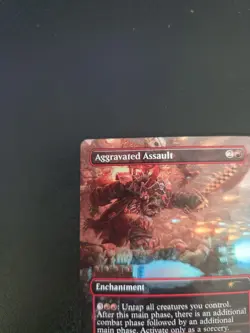 Aggravated Assault, SLD 1026 Borderless Foil Near Mint - Image 2