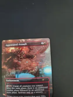 Aggravated Assault, SLD 1026 Borderless Foil Near Mint - Image 3