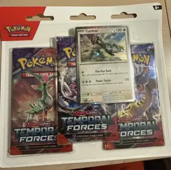 Pokemon Temporal Forces - Cyclizar 3-Pack Booster Blister Factory Sealed - Image 1