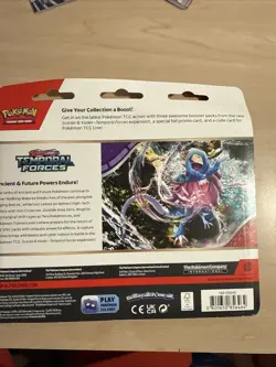 Pokemon Temporal Forces - Cyclizar 3-Pack Booster Blister Factory Sealed - Image 3